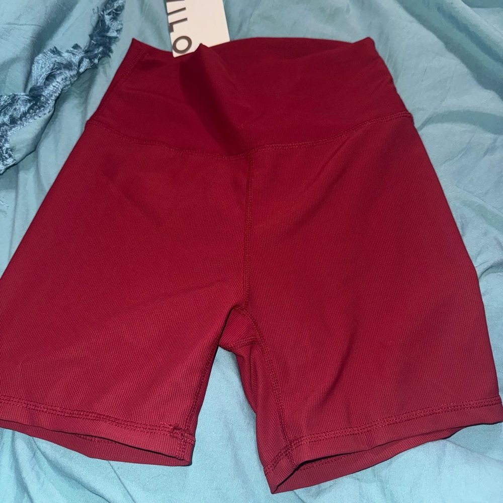 WILO Red Bike Shorts for Women